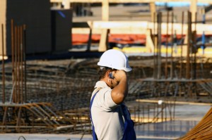 A call from a construction site